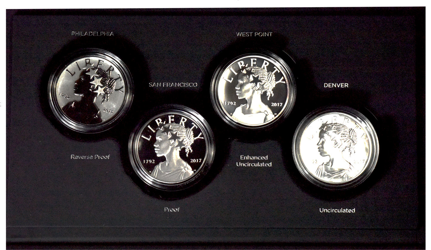 4 Coin Set American Liberty 225th Anniversary Silver Medal Set