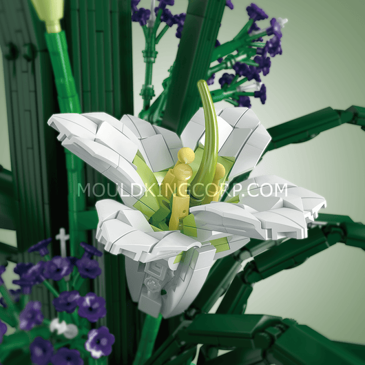 MK 10023 Fairy Lily Bouquet Building Set | 1,513 PCS
