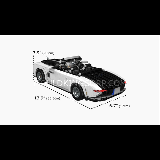 MK 10031 Wraith Luxury British Droptop Building Set | 1,603 Pcs