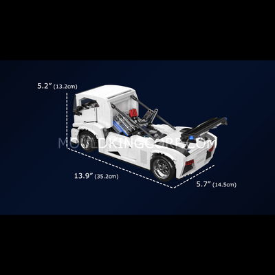 MK 10036 Racing Truck Model Building Set | 1,604 Pcs