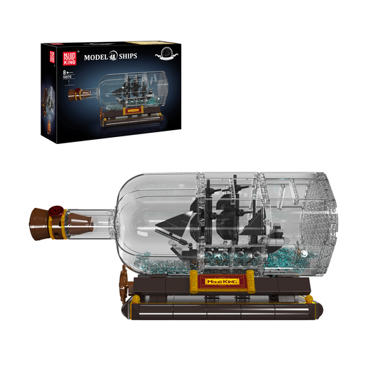 MK 10070S Ship-In-a-Bottle Model Building Set | 822 Pcs