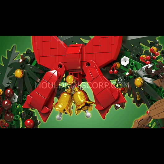 MK 10073 Christmas Eucalyptus Wreath Building Set | 1,002 PCS
