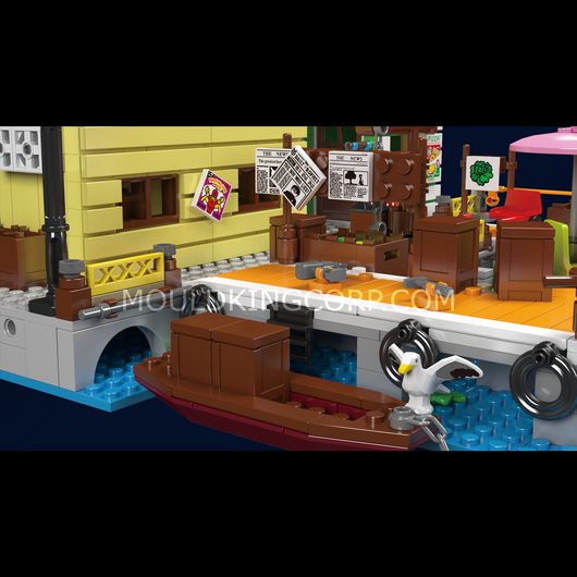 MK 10109 Dockside Loading and Unloading Block Set | 821 Pcs