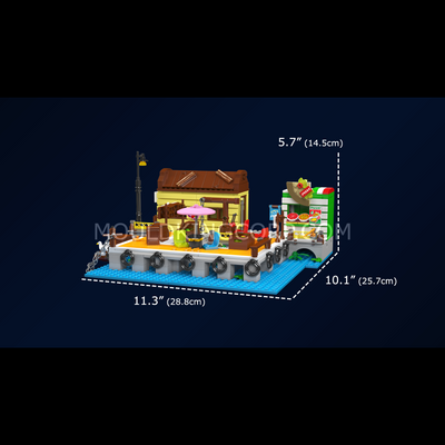 MK 10109 Dockside Loading and Unloading Block Set | 821 Pcs