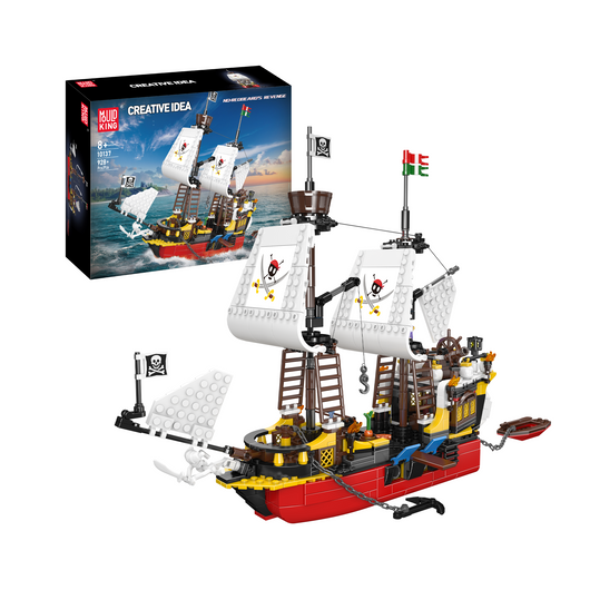 MK 10137 Redbeard’s Revenge Ship Model Building Set | 928 Pcs