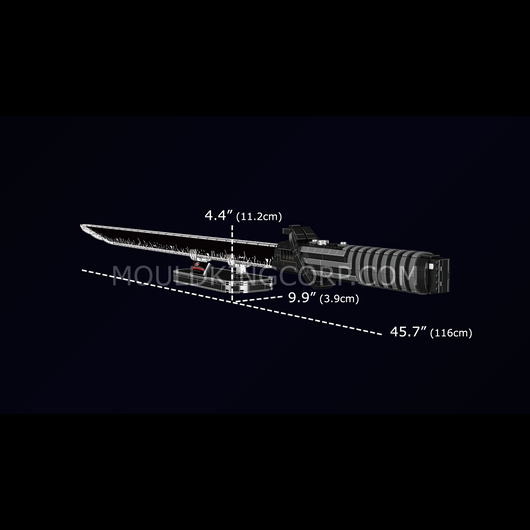 MK 10138 Balck Saber Life-Sized Replica Building Set | 885 Pcs