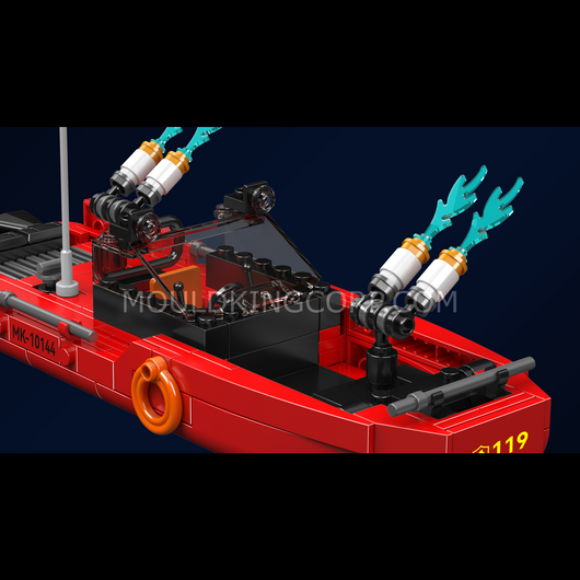 MK 10144 Dock Fire & Kitten Rescue Building Set | 588 Pcs