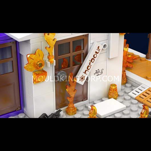 MK 10144 Dock Fire & Kitten Rescue Building Set | 588 Pcs