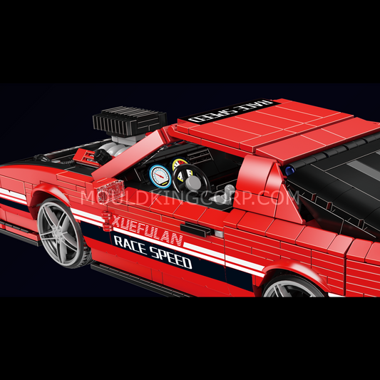 MK 10153 American V8 Street Racer with Exposed Supercharger Building Set | 1,588 Pcs