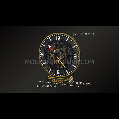 MK 10160 Motorized Mechanical Gear Clock Building Set | 3,675 Pcs