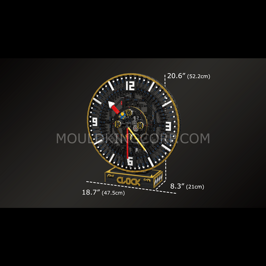 MK 10160 Motorized Mechanical Gear Clock Building Set | 3,675 Pcs