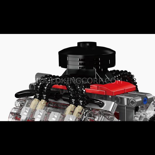 MK 10171 Chevy LSX454 Motorized V8 Engine Building Set | 487 Pcs