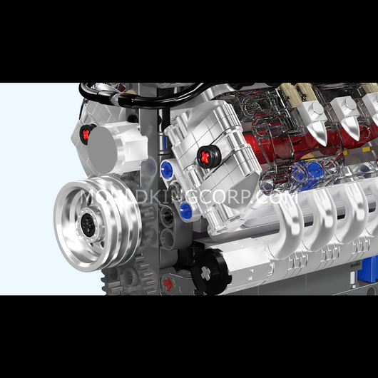 MK 10171 Chevy LSX454 Motorized V8 Engine Building Set | 487 Pcs