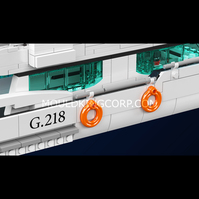 MK 10218 White Dolphin Yacht Building Set | 857 Pcs