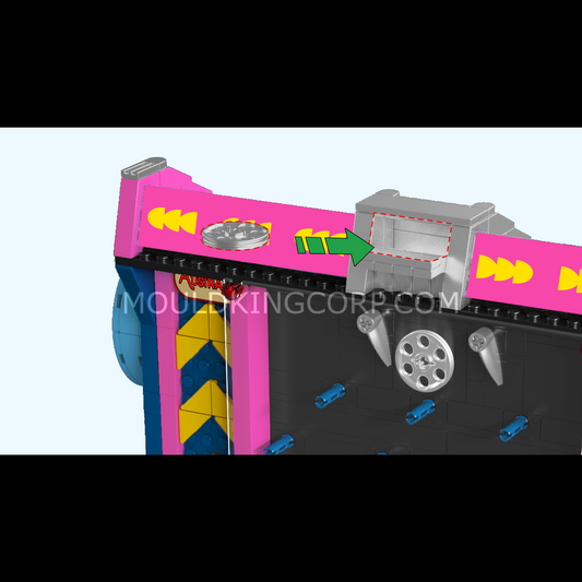 MK 10241 Motorized Coin Pusher Arcade Machine Building Set | 2,002 Pcs