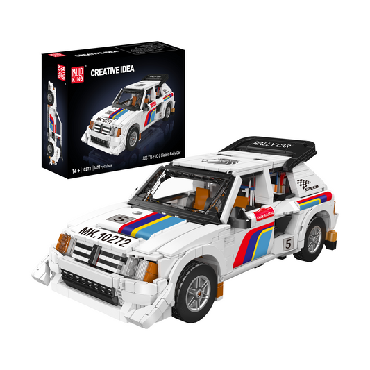 MK 10272 1980s Group B Rally Car Building Set | 1,477 Pcs