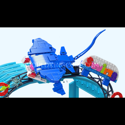 MK 11018 Electric Magnetic Bumper Cars Arena Building Set | 2,044 Pcs