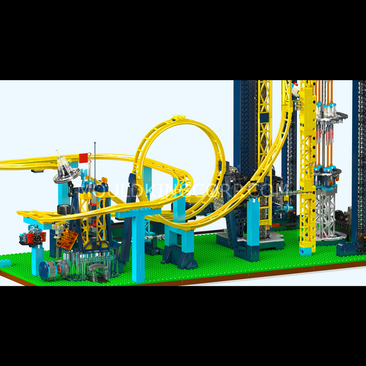 MK 11031 Motorized Space Elevator Amusement Park Building Set | 3,118 Pcs