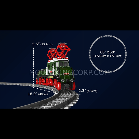 MK 12023 OBB 1189.08 Electric Locomotive Building Set | 919 PCS