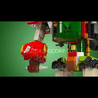 MK 12028 2in1 Transformer Christmas Train Building Set | 1,522 PCS