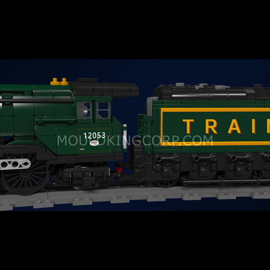 MK 12053 Remote Control Scottish Heritage Express Steam Train Building Set | 2,206 Pcs