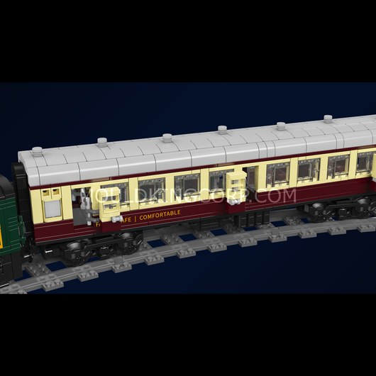 MK 12053 Remote Control Scottish Heritage Express Steam Train Building Set | 2,206 Pcs
