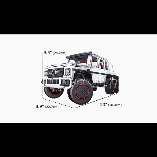 MK 13061S Remote Controlled Glass 700 6x6 Building Set | 3,825pcs