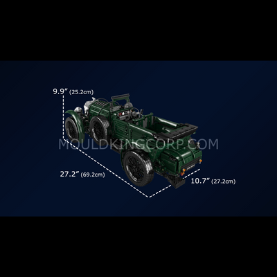 MK 13191 Remote Control 4.5-litre 1927-31 Blower Car Building Set | 3,918 Pcs