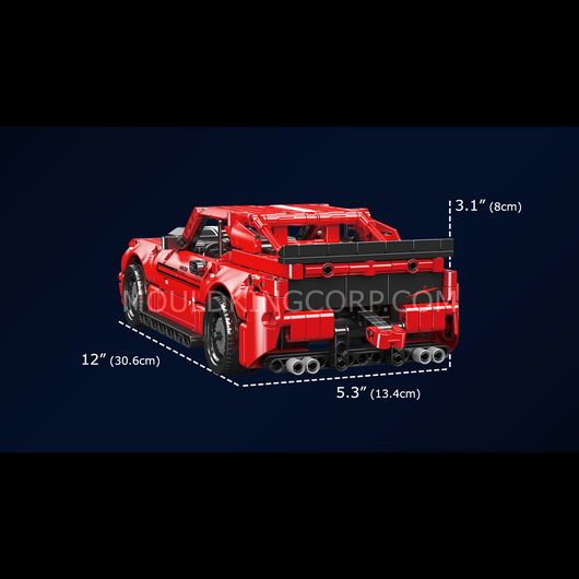 MK 15080S Challenger American Muscle Car Model Building Set | 763 PCS