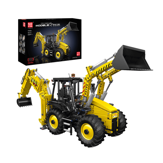 MK 17036 Backhoe Loader Remote Controlled Building Set | 2,239 PCS