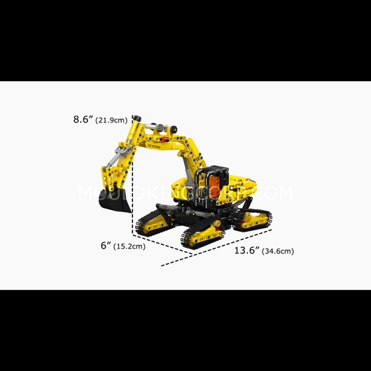 MK 17076 SFINX Future Excavator Building Set | 840 Pcs