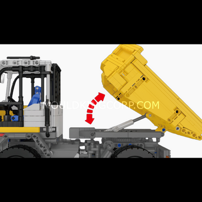 MK 17092 Articulated Dump Truck Building Set | 1,230 Pcs