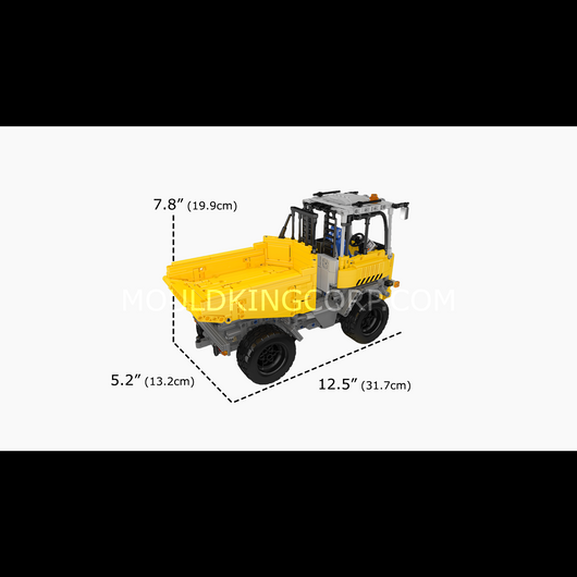 MK 17092 Articulated Dump Truck Building Set | 1,230 Pcs