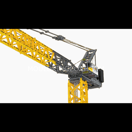 MK 17096 Luffing Jib Tower Crane Building Set | 2,565 Pcs
