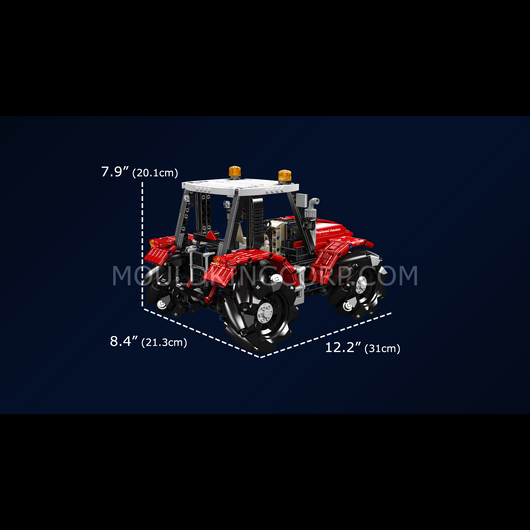 MK 18037 Mecanum Drive Remote Controlled Tractor Building Set | 1,392 Pcs