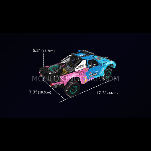 MK 18040 RC Desert Trophy Truck with Air Suspension Building Set | 1,573 Pcs