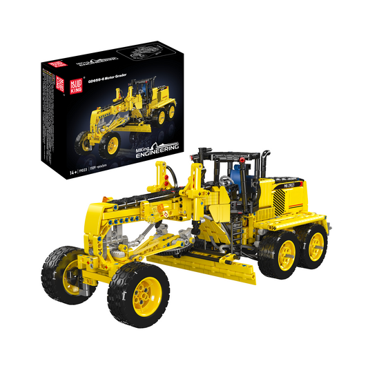MK 19023 GD655-6 Motor Grader Building Set | 1,109 Pcs