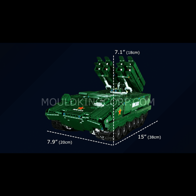 MOULD KING 20001 Remote Controlled HJ-10 Anti-Tank Missile Building Set | 1,689 PCS