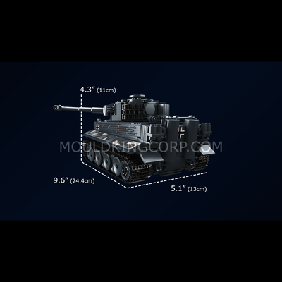 MK 20014S Tiger Heavy Tank Model Building Set | 850 PCS