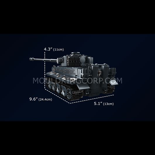 MK 20014S Tiger Heavy Tank Model Building Set | 850 PCS