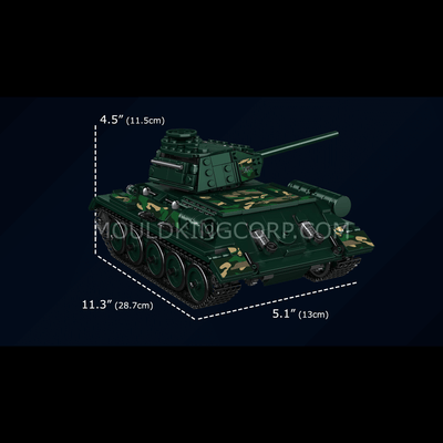 MK 20015 Soviet T-34 Tank Model Building Set | 800 PCS