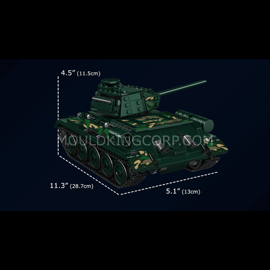 MK 20015 Soviet T-34 Tank Model Building Set | 800 PCS