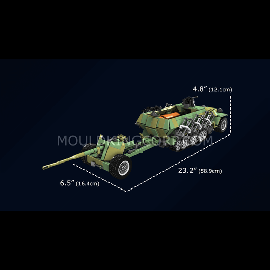 MK 20027 Sd.Kfz. 251 Half-track Building Set | 1,298 Pcs
