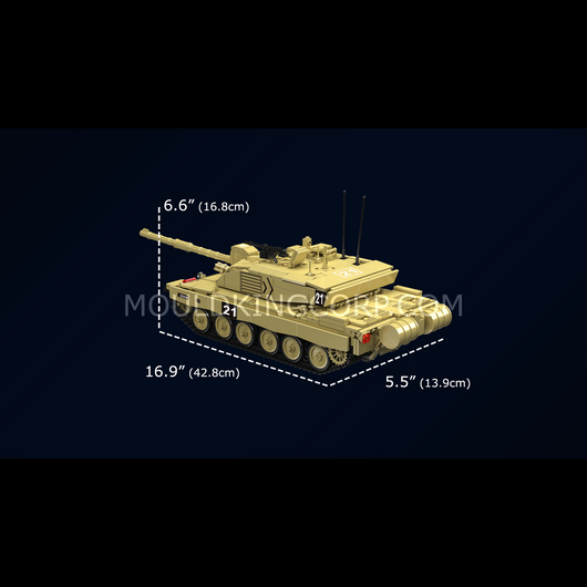 MK 20037 Challenger 2 Tank Building Set | 1,129 Pcs