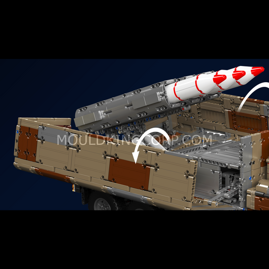 MK 20044/20045 8x4 RC Missile Truck Military Building Set | 3,594 Pcs