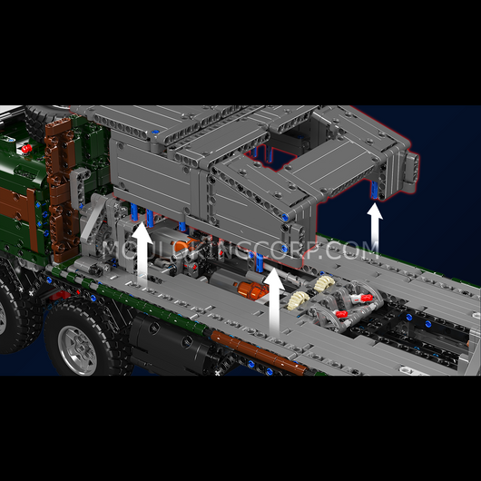 MK 20044/20045 8x4 RC Missile Truck Military Building Set | 3,594 Pcs