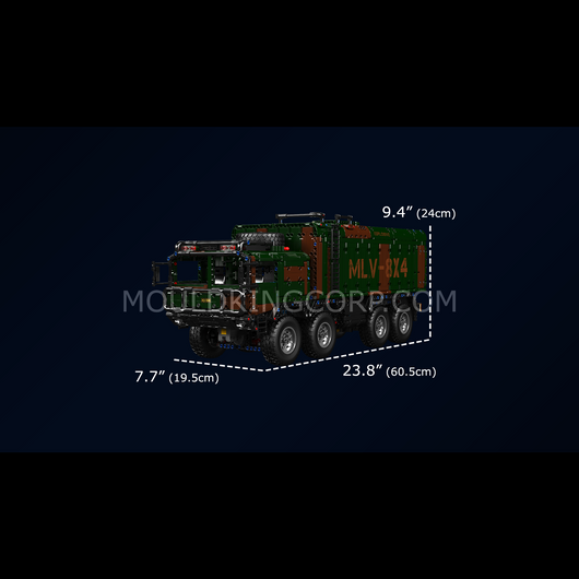 MK 20044/20045 8x4 RC Missile Truck Military Building Set | 3,594 Pcs