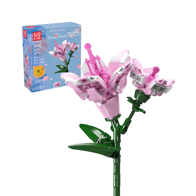 MK 24002 Rhododendron Flower Building Set | 132 PCS
