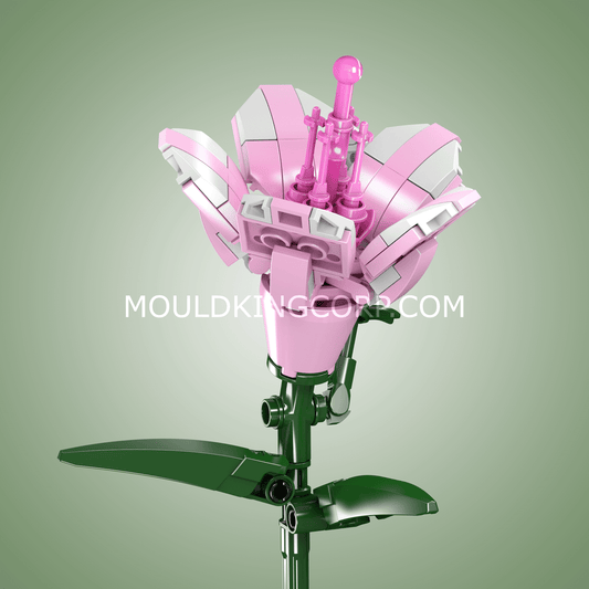 MK 24002 Rhododendron Flower Building Set | 132 PCS