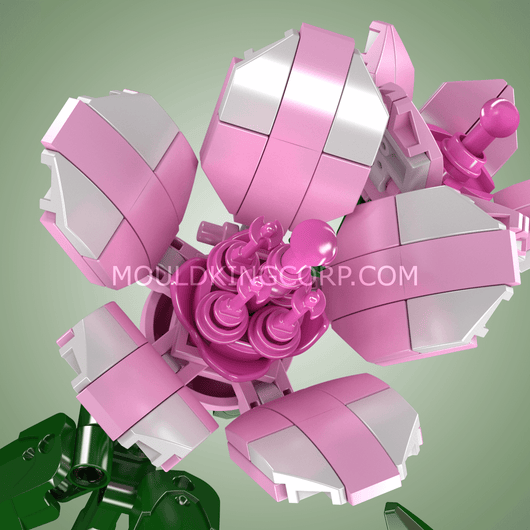 MK 24002 Rhododendron Flower Building Set | 132 PCS